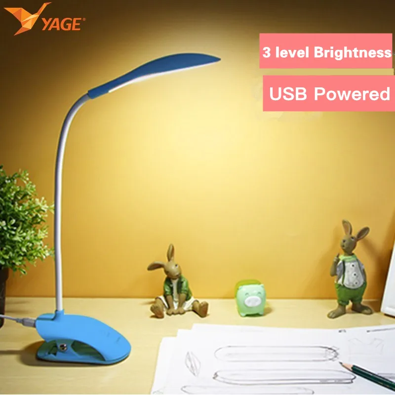 

Desk Lamp USB Flexo LED Table Lamp Study Table Lamps With Clip Bed Reading Book Light Desk Lamp Table Touch Bedroom Bedside Lamp