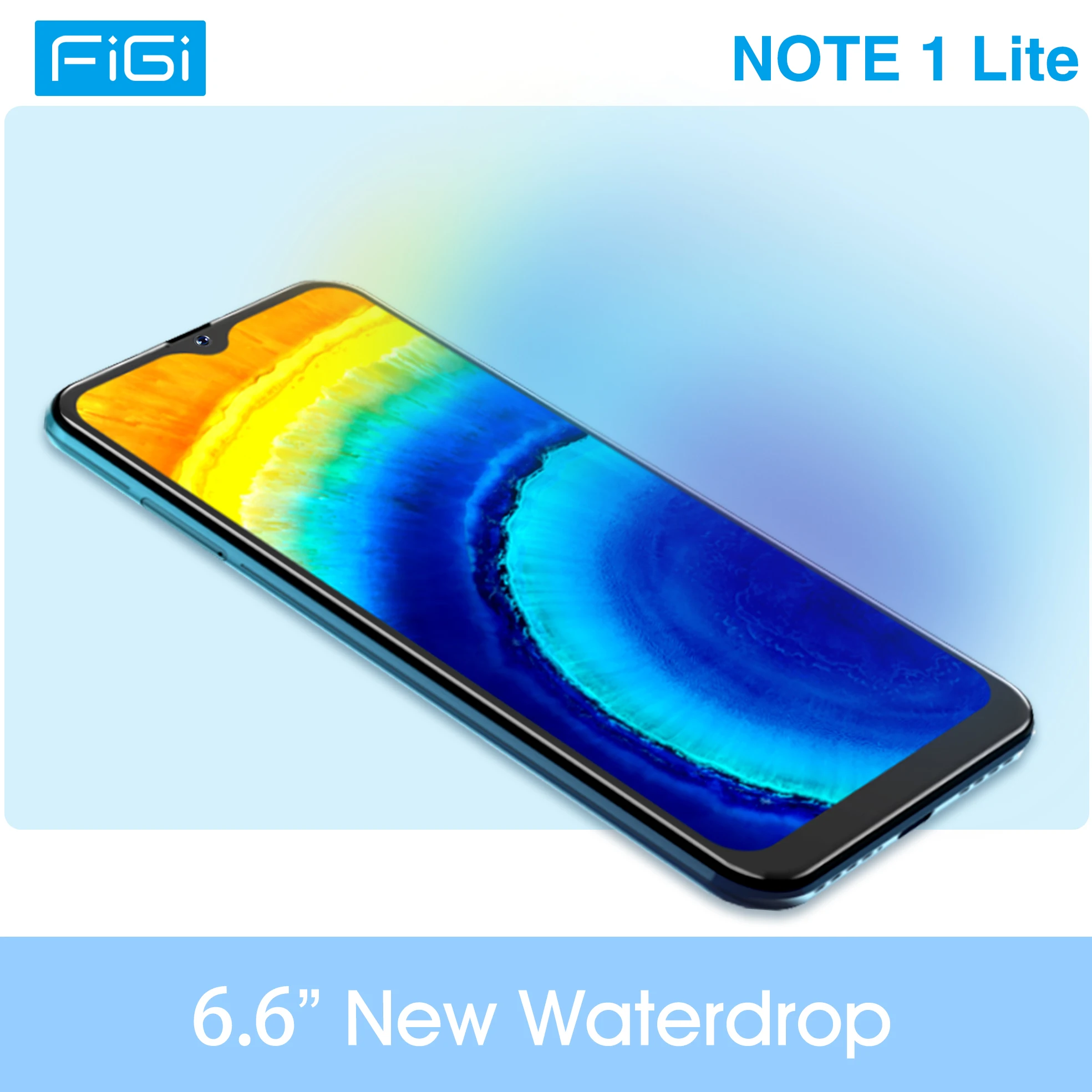 Kup [W Magazynie] FIGI Note 1 Lite Telefony Komórkowe 4GB 64GB Smartphone Octa Core Telefony Komórkowe 4500mAh Type-c 6.6 Cal Telefon Pełnoekranowy