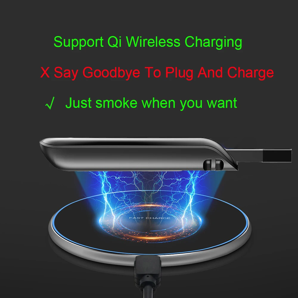 Latest battery box Wireless Charger For JUUL With lanyard Anti-lost Wireless Charging Accessories