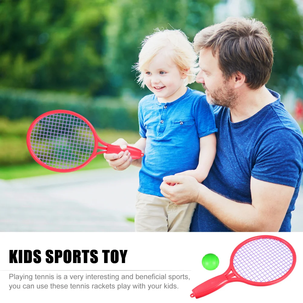 

1 Set Kids Tennis Racket Set with Kids Outdoor Sports Toy Beach Toy