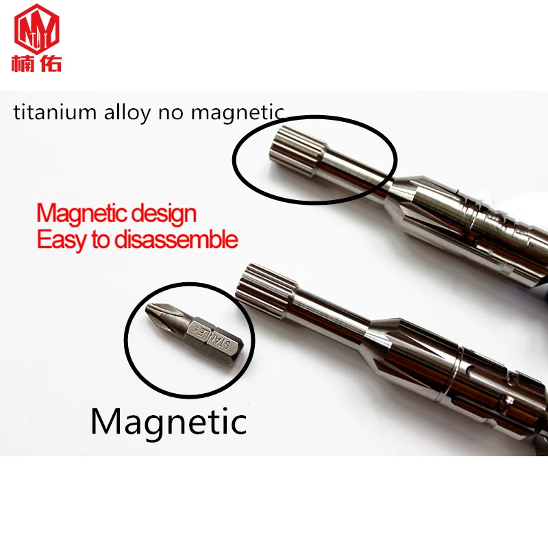 Титановая Отвертка из сплава EDC карманный инструмент для активного отдыха