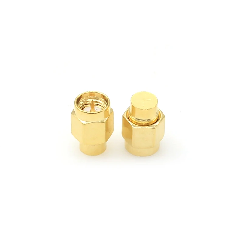2PCS 2W 6GHz 50 ohm SMA Male RF Coaxial Termination Dummy Load Gold Plated Cap Connectors Accessories images - 6