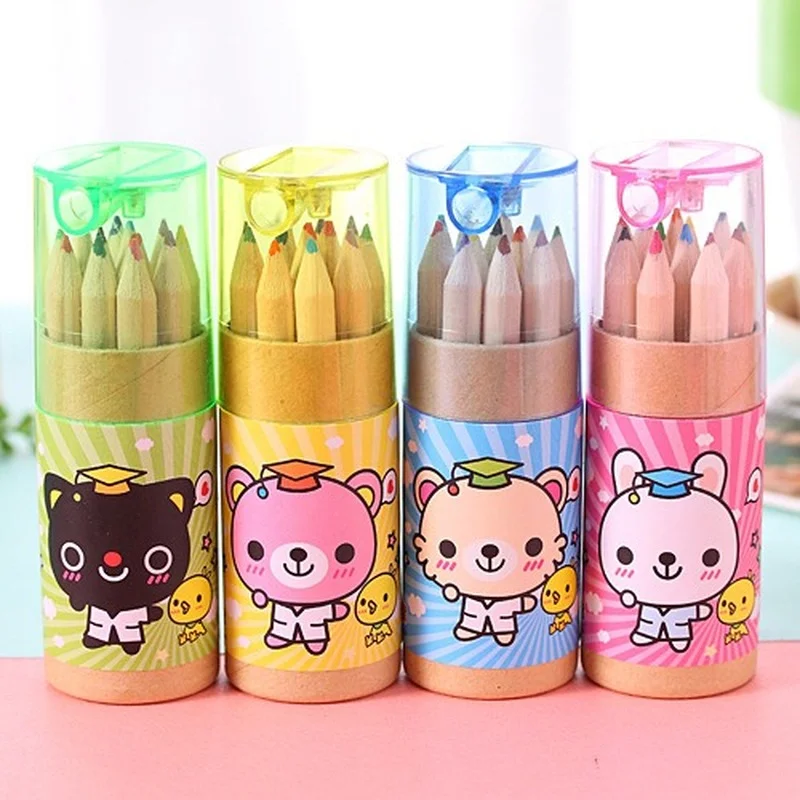

Colored Pencils 12 Colors Primary School Students Color Lead Children's Art Painting Supplies Colored Pencils School Supplies
