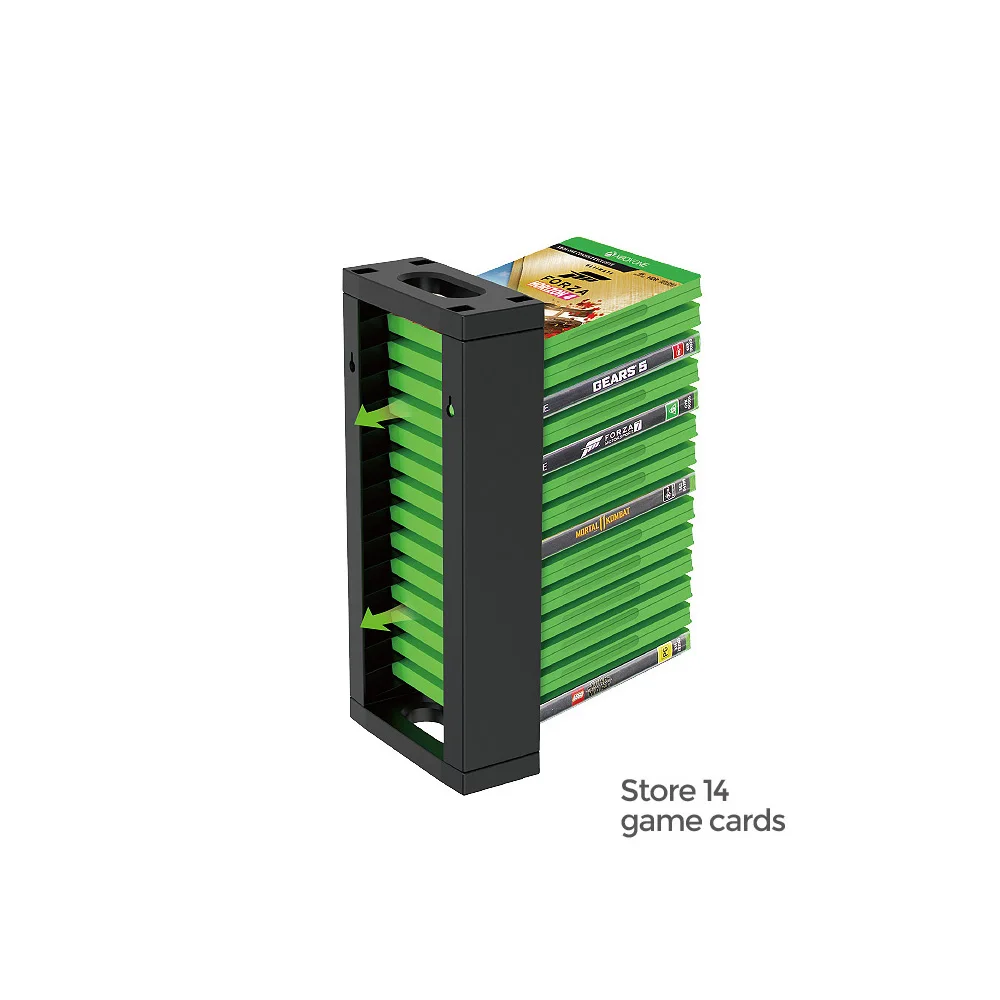 Switch Game Disc Wall Mount Stand 14 Cd Boxes Slots Holder for Xbox One Ps4 PS5 Nintendo Cards Case Organizer |