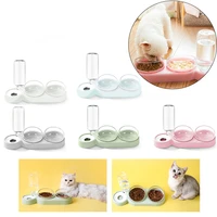 new pet dogs cats double bowls food water feeder container dispenser for dogs cats drinking high quality pet products