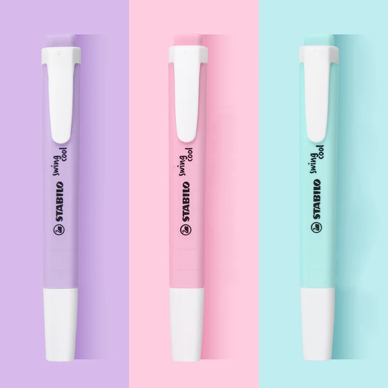 

1Pcs Germany STABILO COOL Macron color highlighter 275 portable cute student office marker marker is not easy to dry