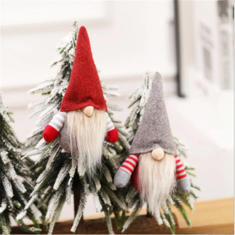 

Christmas Decoration Faceless Doll Ornaments 2022 Merry Christmas Navidad Christmas Gift Kids New Year Christmas Tree Pendant