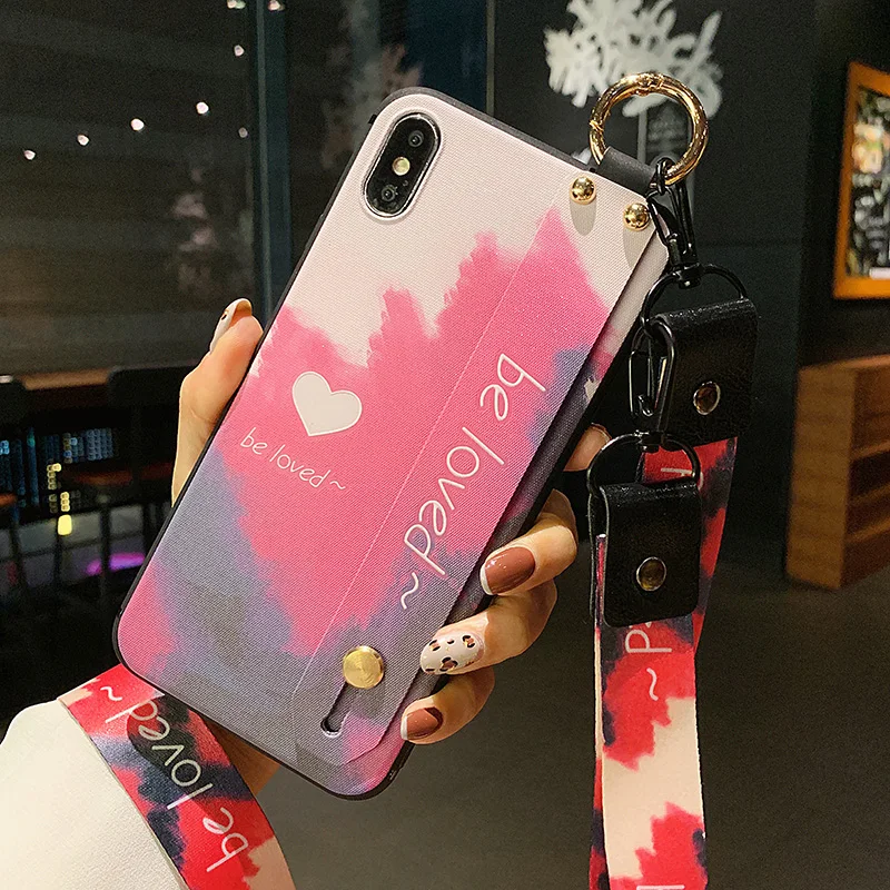 Чехол-держатель Aweful для Redmi note 10 pro 9 9S Note 7 8 K20 K30 K40 POCO X2 X3 Xiaomi Mi CC9 A3 lite с ремешком |