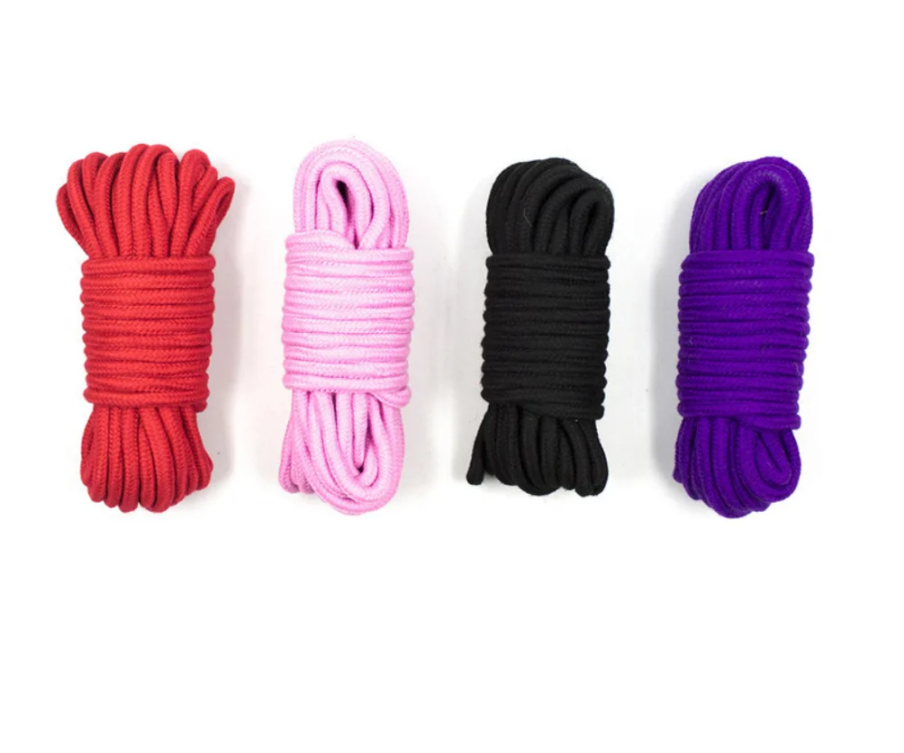 Связывающая нейлоновая веревка для БДСМ 10 м наручники и Манжеты Для лодыжек