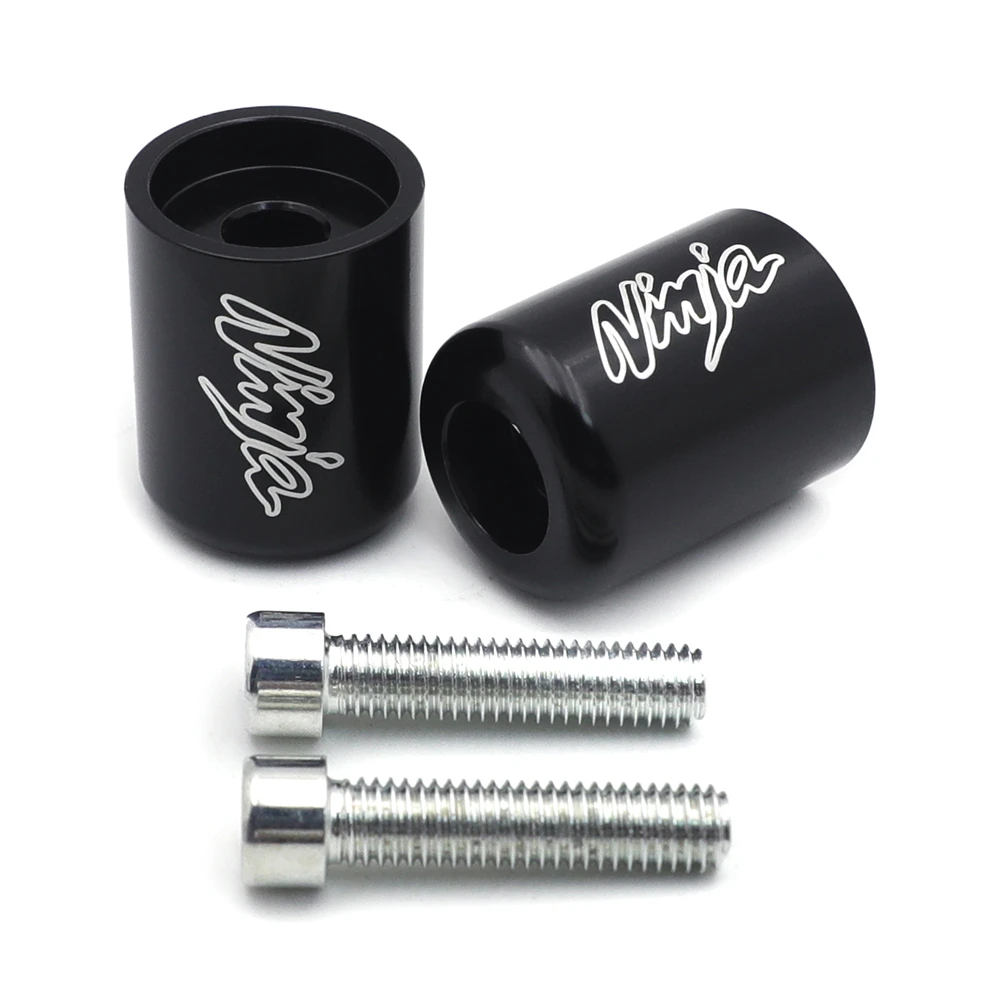 Bar Ends for Kawasaki 1995-2012 Ninja 250R ZX6R 1994-2003 ZX900 Black Aftermarket Free Shipping Motorcycle Parts |