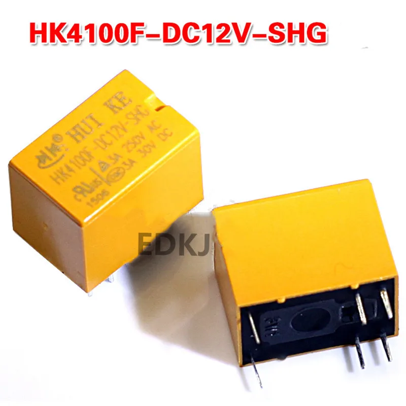 5 шт./лот Φ реле 5V 9V 12 V 24V HK4100F DIP6 3A 250V AC/ 30V DC | Строительство и ремонт