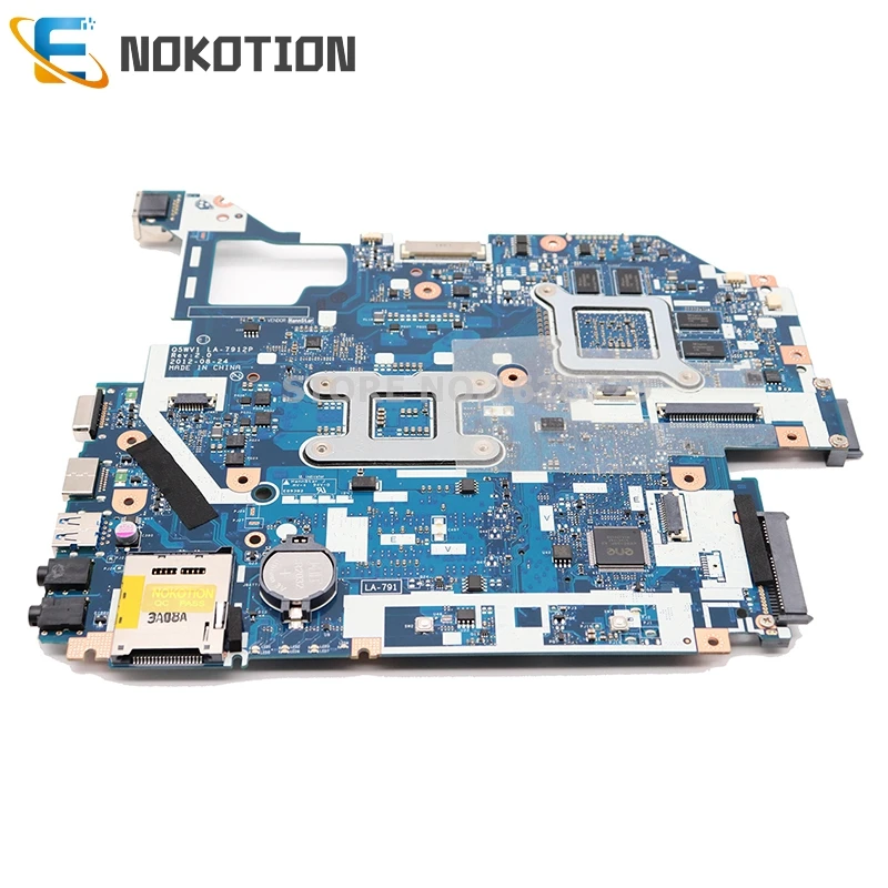 NOKOTION материнская плата для ноутбука acer aspire V3-571 V3-571G E1-571G DDR3 NBRZP11001 LA-7912P GT640M графика
