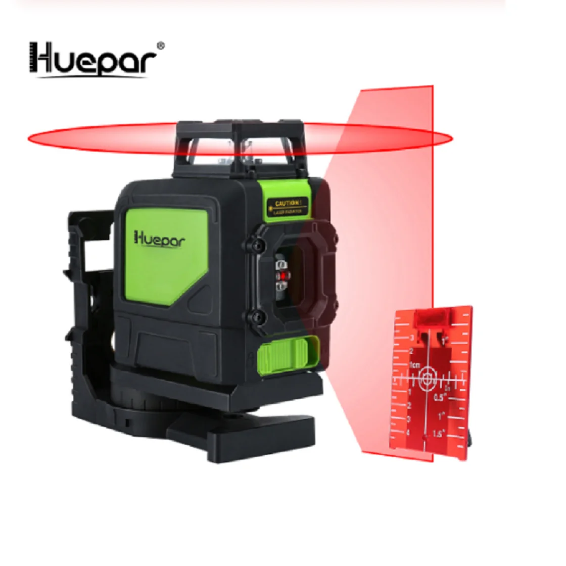 

Лазерный уровень Huepar 901CR, 5 линий, красный луч, вертикальные и горизонтальные лазеры, Поворот на 360 градусов, самонивелирующийся нивелир