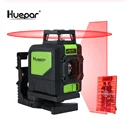 Лазерный уровень Huepar 901CR, 5 линий, красный луч, вертикальные и горизонтальные лазеры, Поворот на 360 градусов, самонивелирующийся нивелир