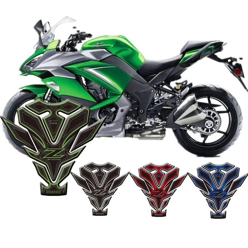 

3D Rubber Motorcycle Tank Pad Protector Stickers Case For Kawasaki Z1000SX Z1000 SX 2017-2018 Speed Triple Tank All Years