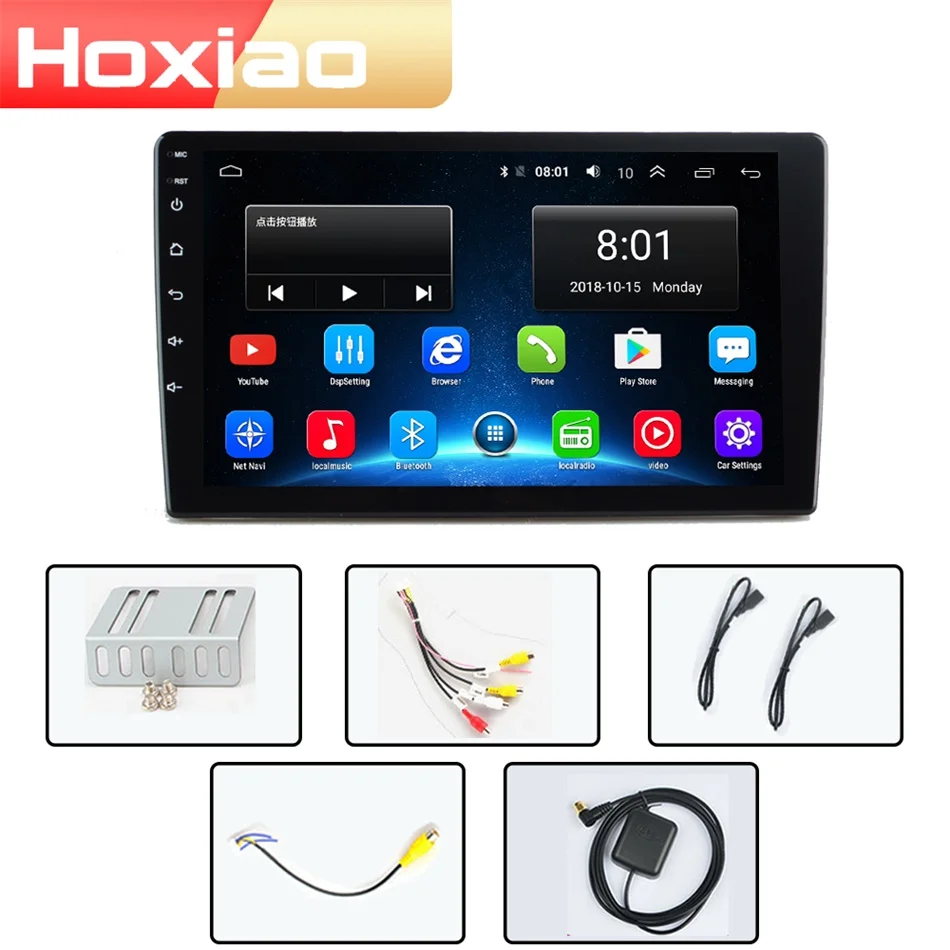 Автомагнитола 2 Din 4G Android 10 мультимедийный видеоплеер 9 дюймов Mirrorlink Wi-Fi ОЗУ Гб ПЗУ