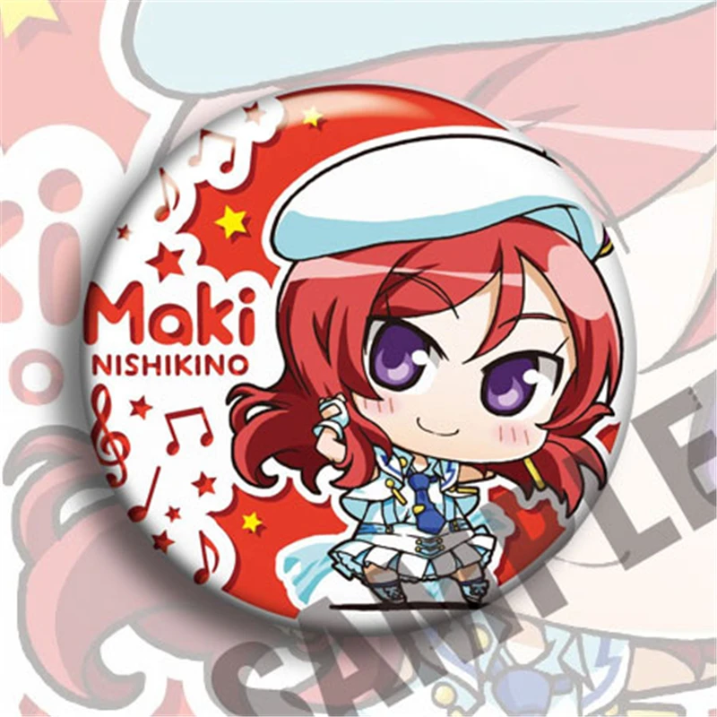 9 шт. Милая японская аниме любовь Live! Школа идол проект булавки Косплей брошь