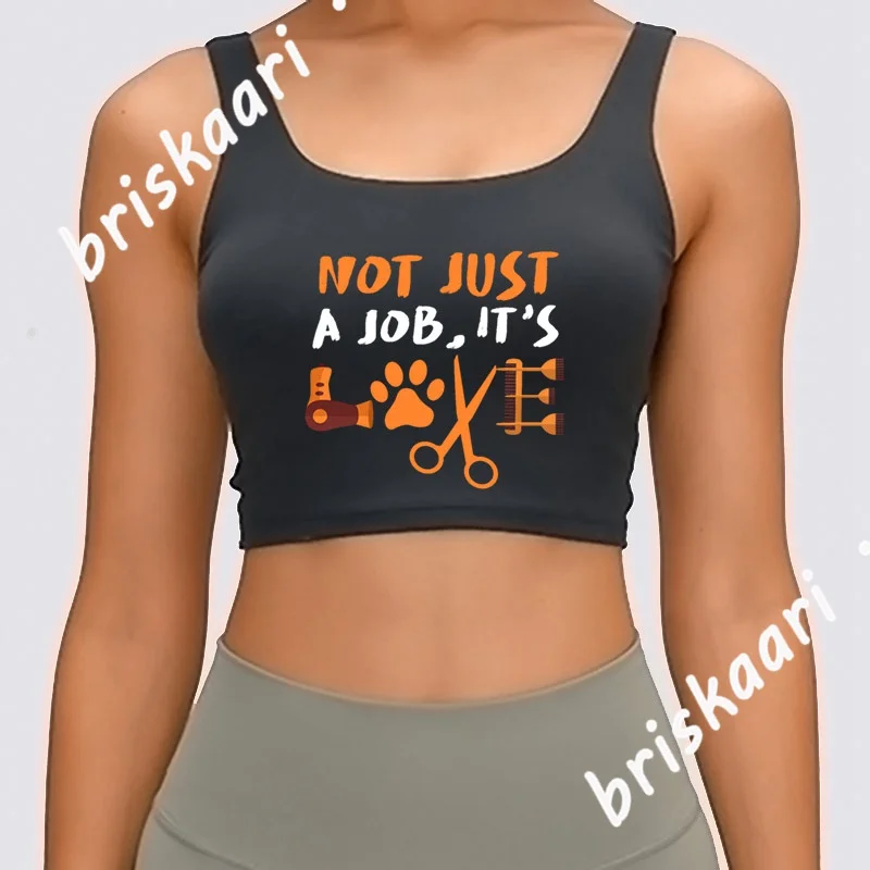 

Женская летняя майка с рисунком собаки