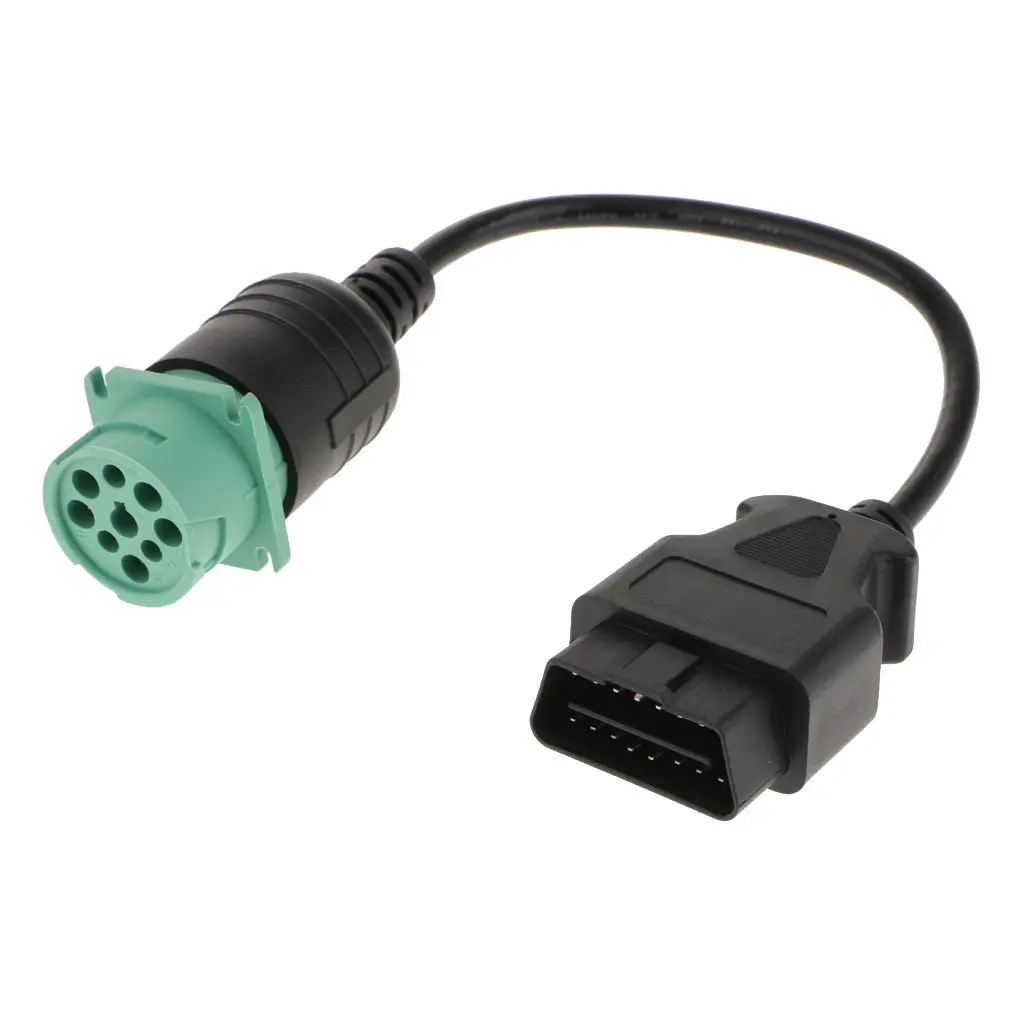 

9 Pin M To 16 Pin Female OBD II Convertor Diagnostic Cable For