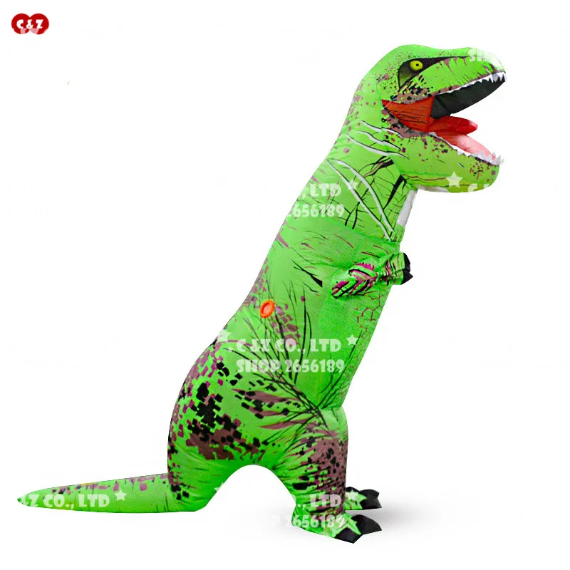 

Outdoor Air-filled Adult Inflatable Toy Dinosaurs Clothing Rider Tyrannosaurus Rex Dinosaur Costume Party Clothing Funny Gift