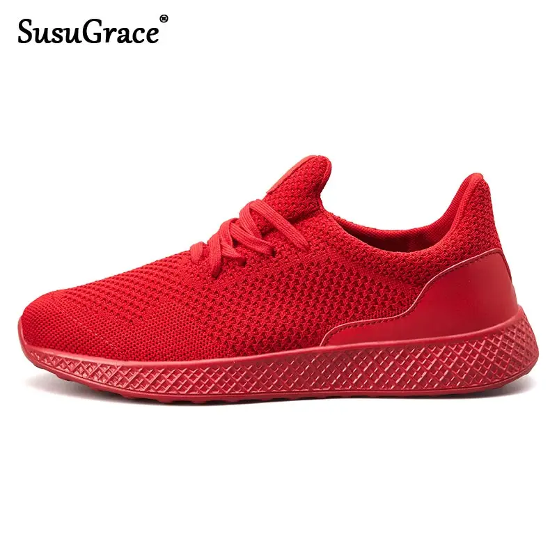 

Кроссовки SusuGrace мужские сетчатые, Дышащие Беговые туфли, Уличная обувь для бега и ходьбы