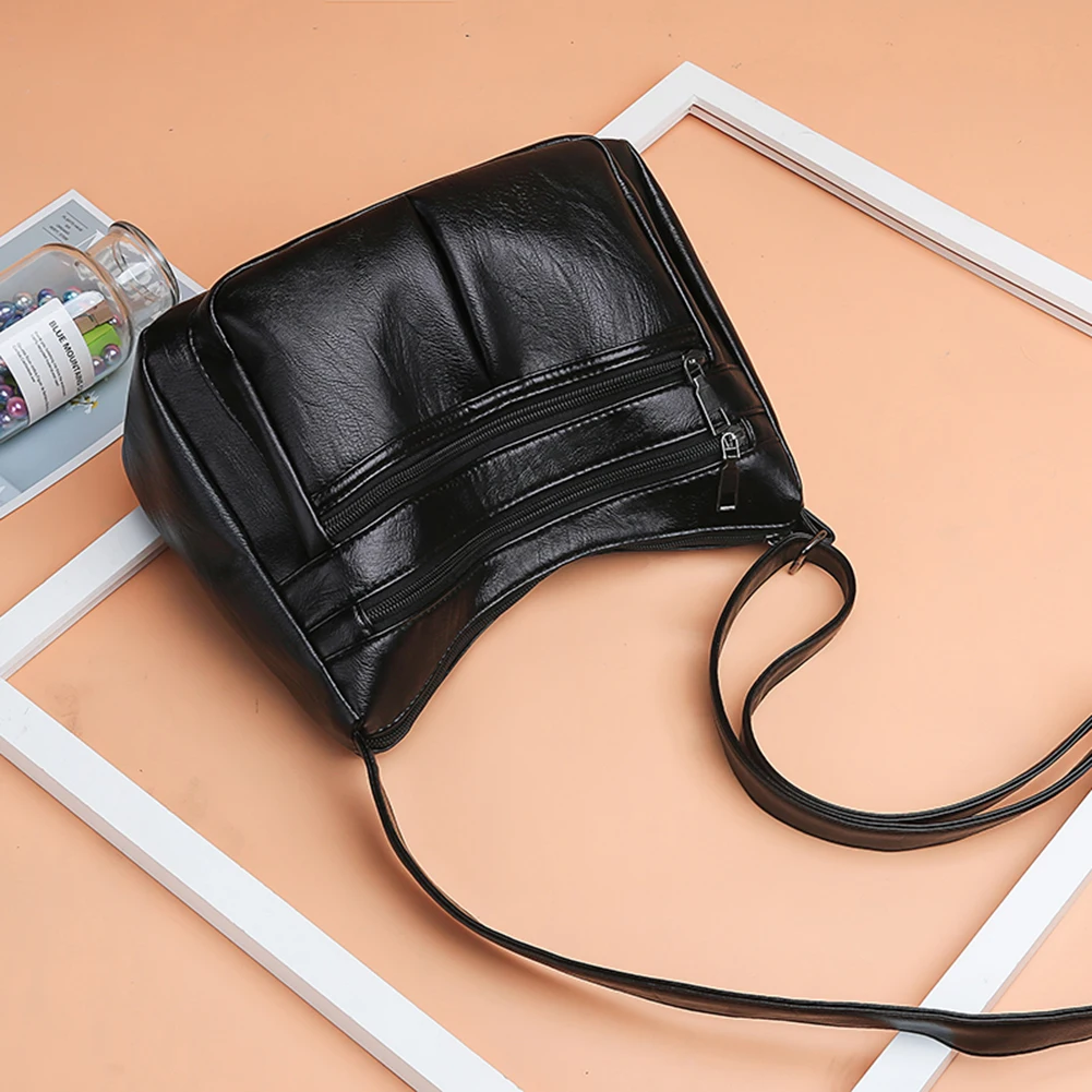

Simply Crossbody Bags PU Leather Solid Color Simple Messenger Bag Lady Chain Travel Small Handbags for Women 2020