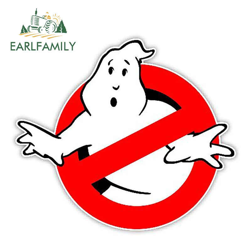 EARLFAMILY, 13 см x 11,3 СМ, автомобильная наклейка s Ghostbusters, наклейка, смешной стиль автомобиля, мультяшная наклейка, водонепроницаемая, авто мотор, Декор, графика