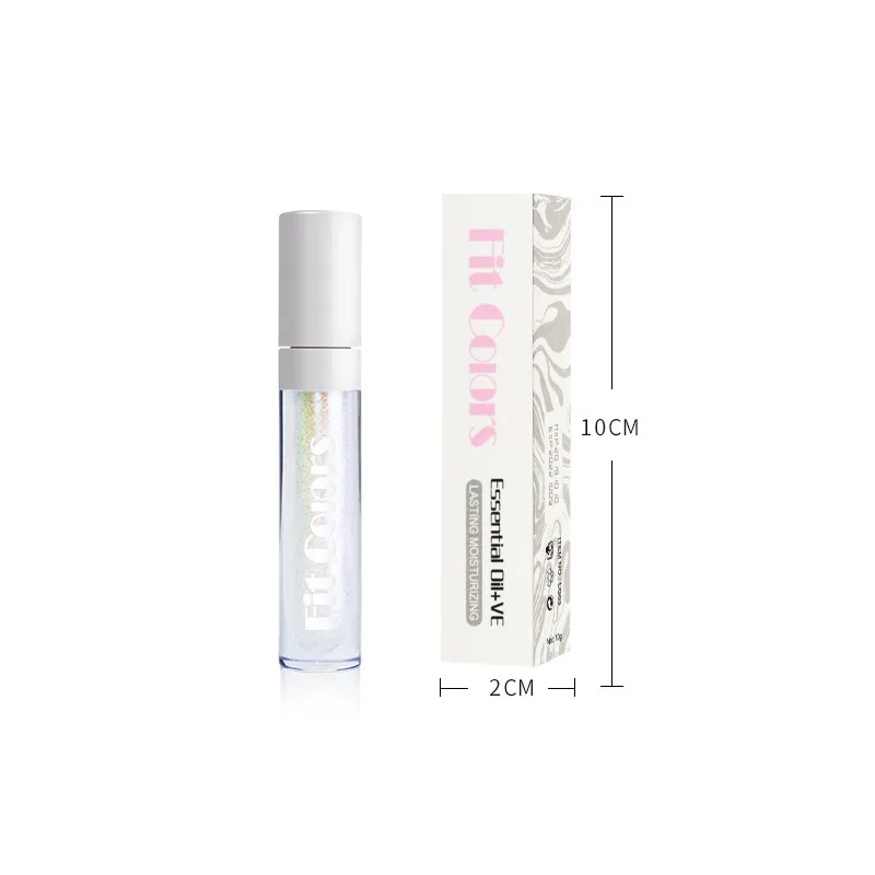 3D блестящая жемчужина для губ блеск прозрачный Увлажняющий бесцветная помада