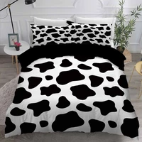 23 pieces cow animal bedding sets 3d print duvet cover set black white bed quilt cover twin queen king cover setno sheets