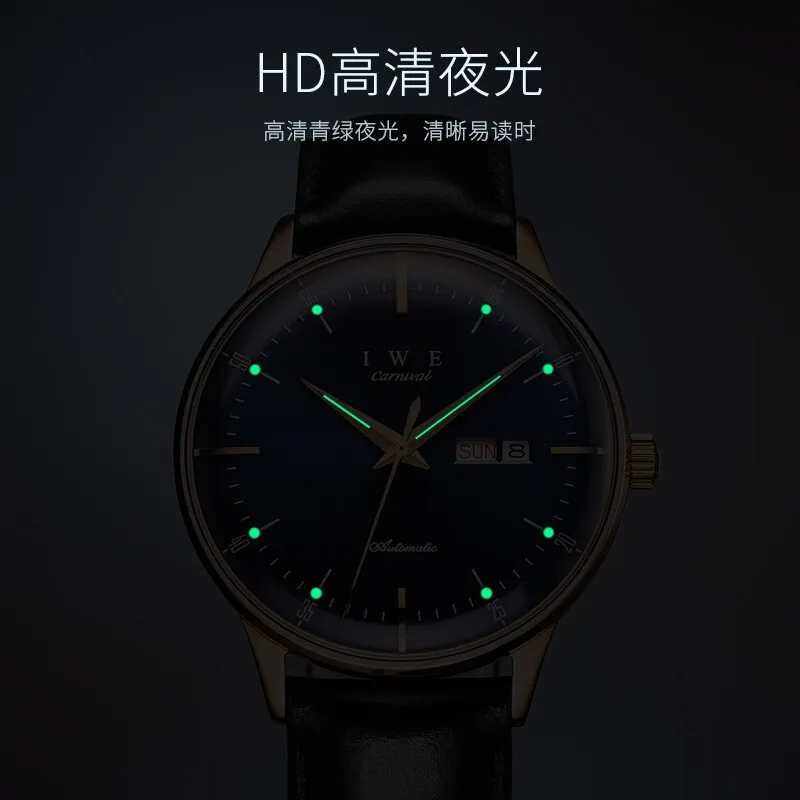 Часы MIYOTA мужские механические брендовые роскошные водонепроницаемые