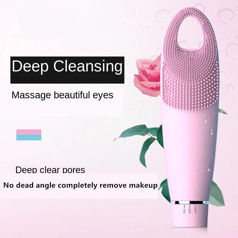 Мини электрическая Массажная щетка для чистки лица стиральная машина