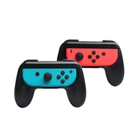 2pcsset abs gamepad grip handle joypad stand holder for nintendo switch left right joy con game controller