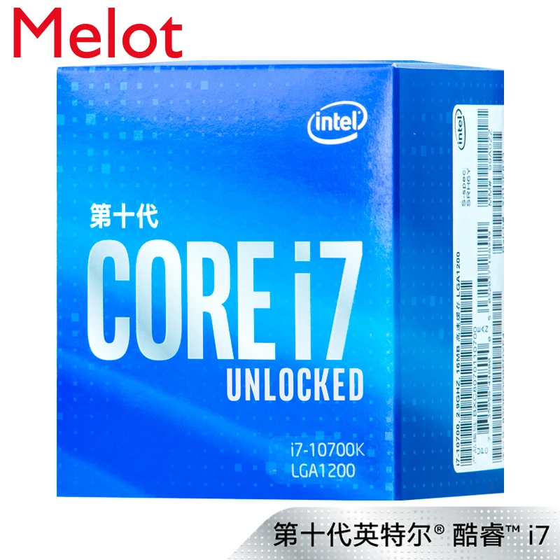 melhor I7-10700k Processadores Encaixotados 10-generation 8-core 16-thread Desktop Cpu