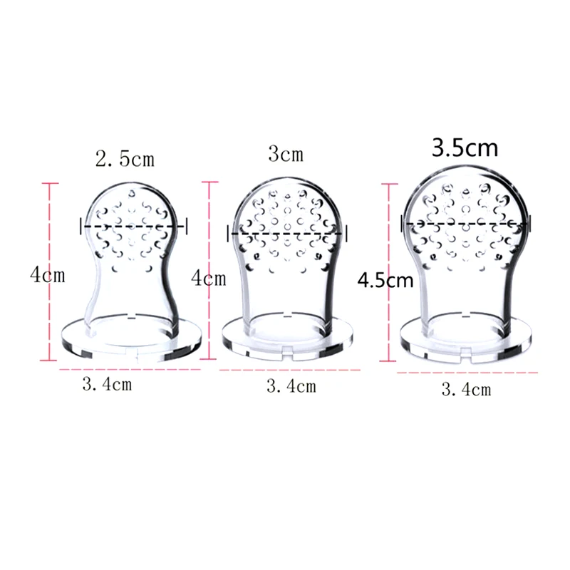 Chupete de fruta fresca para beb&eacute;, mordedor de silicona, alimentador de alimentos frescos, piezas de chupete, 5 uds.-5