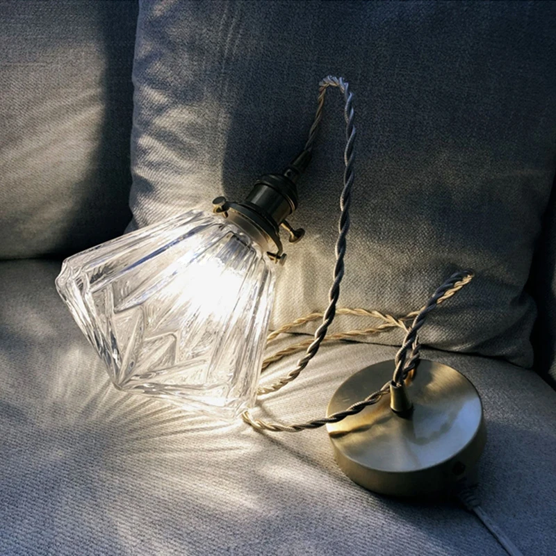 Скандинавский современный стеклянный светодиодный подвесной светильник s для