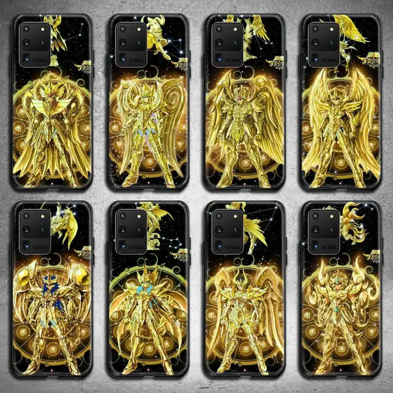 

Saint Seiya Phone Case For Samsung Galaxy S21 Plus Ultra S20 FE M11 S8 S9 plus S10 5G lite 2020