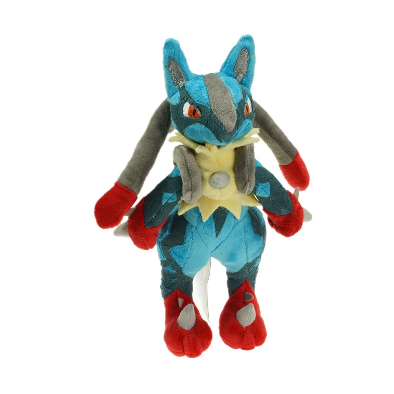 

11inch plush standing Evee Action Figure Stuffed Plush Nice Soft birthday christmas Doll Toys for Funs Gift Center Mega Lucario