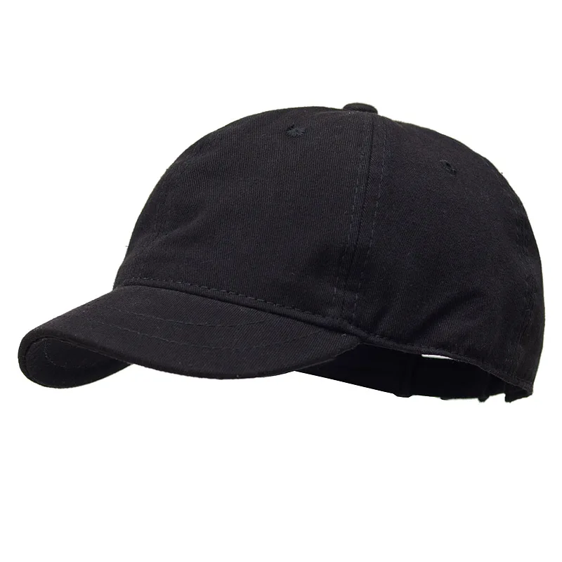 Высокое качество унисекс хлопок открытый короткий край бейсбольная Кепка Snapback модные спортивные шапки для мужчин и женщин Кепка