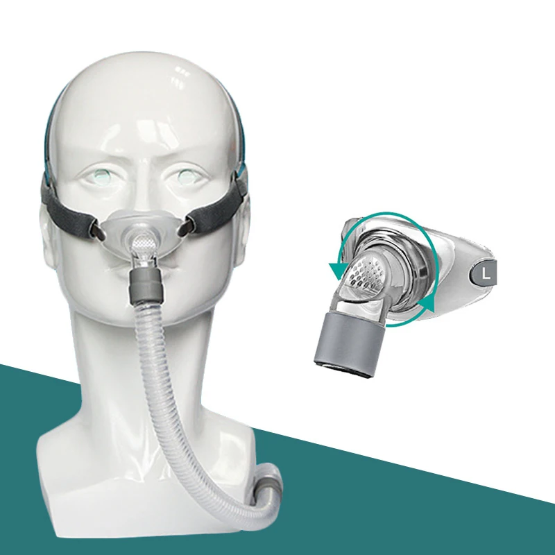 НАЗАЛЬНЫЕ подушечки маска светильник маска для сна для CPAP медицинских машин для Анти храпа COPD подключения шланга и лица