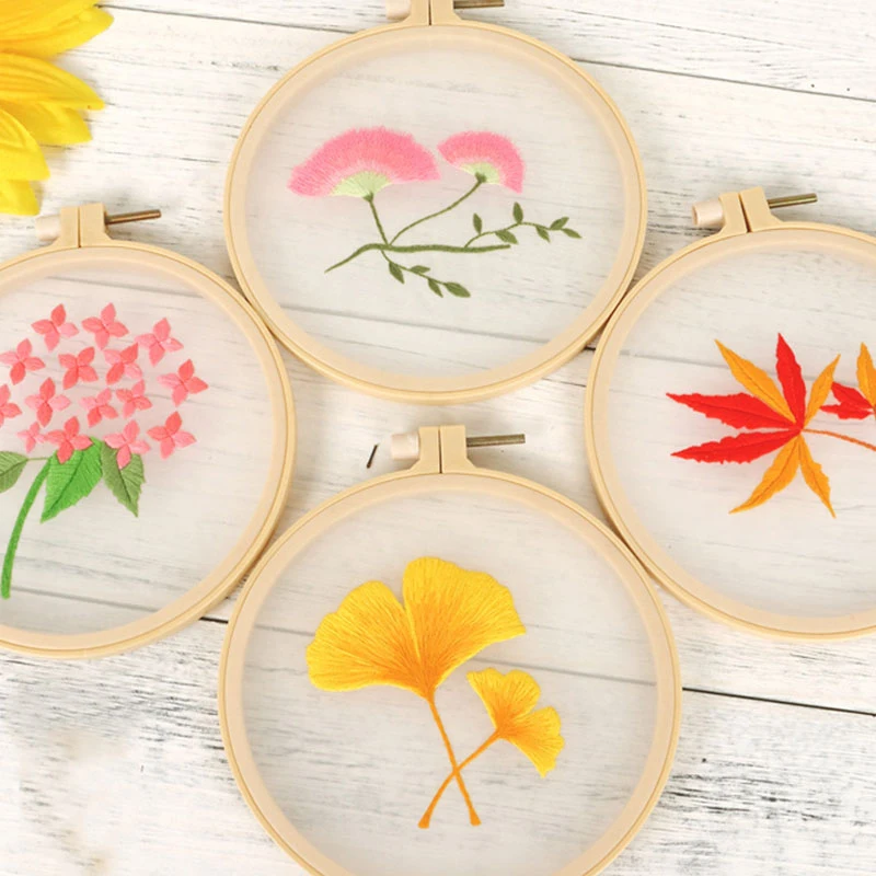 

DIY Embroidery Kit Ribbon Set With Embroidery Shed DIY Cross Stitch Embroidery Materials Package Needlework Set Best Friend