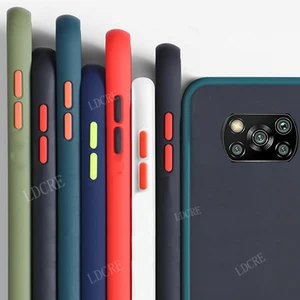 For Cover Xiaomi Poco X3 NFC Case For Poco X3 NFC Luxury Translucent
Matte Cover For Redmi Note 9 Pro 9S Poco M3 X3 Pro Fundas