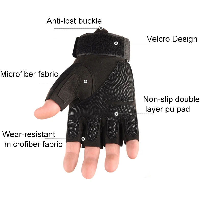 2019 Спортивные Перчатки для мотоциклистов с полупальцами и жесткими костями