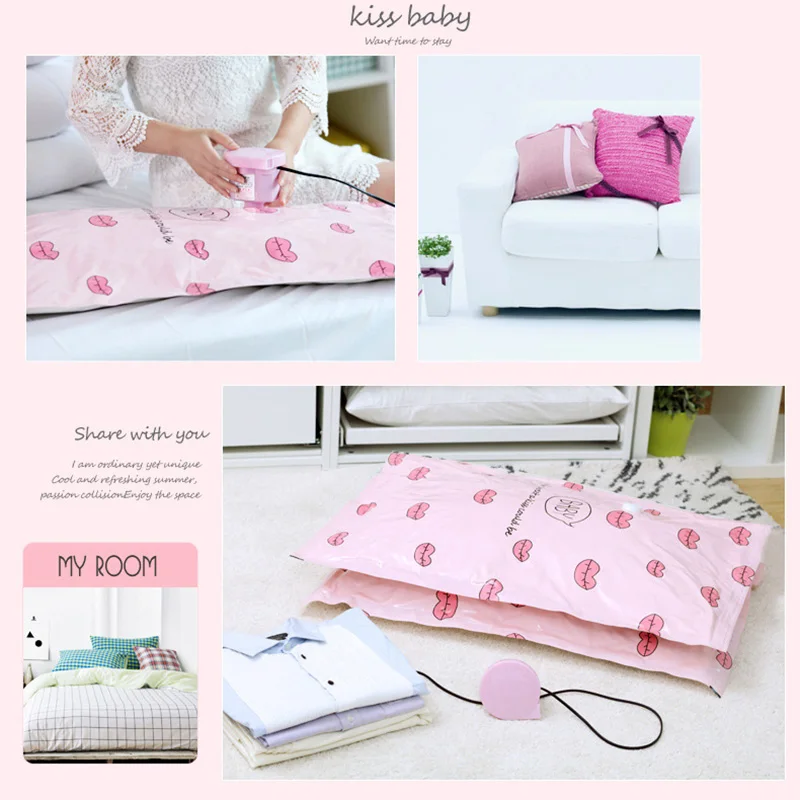 9 шт. пылезащитные компрессионные пакеты для одежды 70 х50|Сумки вещей| |