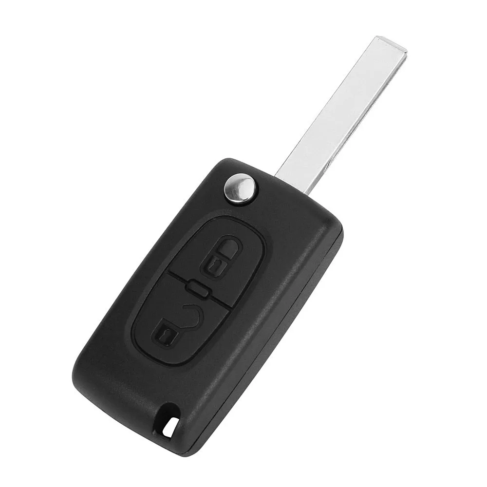 Замена автомобиля Запчасти для авто 2 кнопки Peugeot 307 408 308 3008 Citroen C6 ключа оболочки