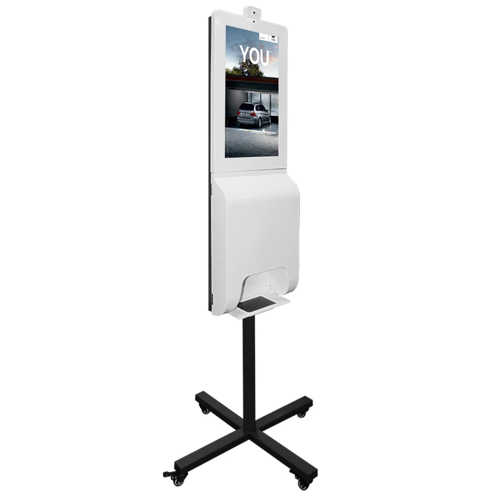 21 5 дюймовый диспенсер дезинфицирующего средства для рук с распознаванием лица