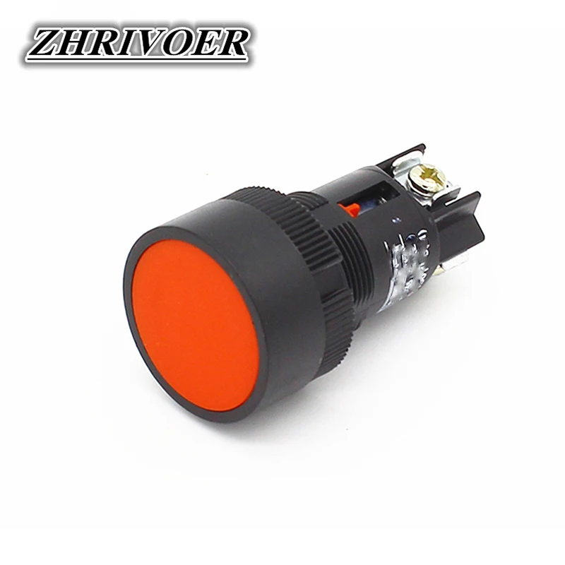 1 шт. 22 мм Мгновенный кнопочный переключатель красные зеленые синие желтые черный