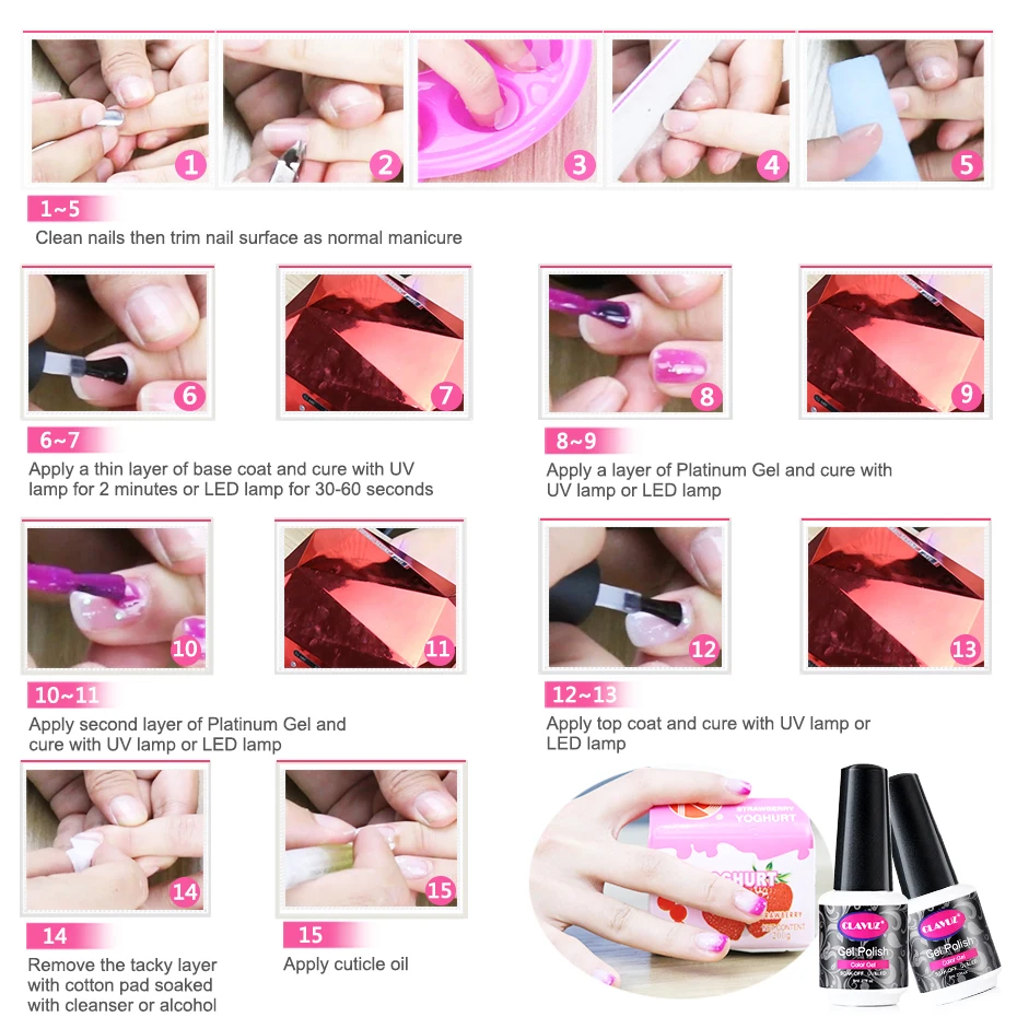 CLAVUZ 8 мл меняющий Цвет УФ-светодиодный Гель-лак для ногтей замачиваемый