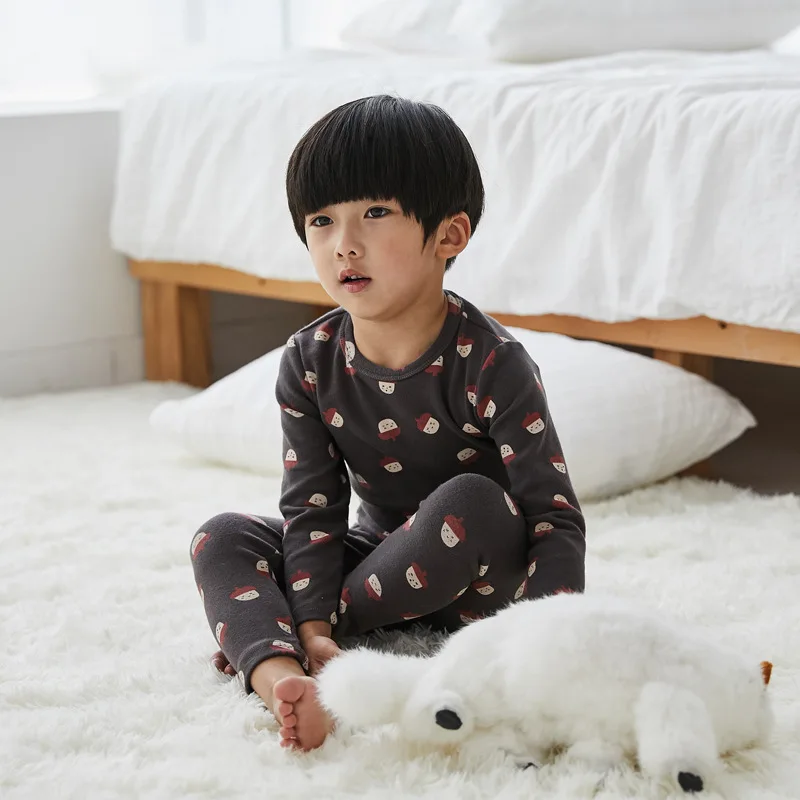 Новинка детский Пижамный костюм сезон осень-зима коллекция 2019 года одежда с