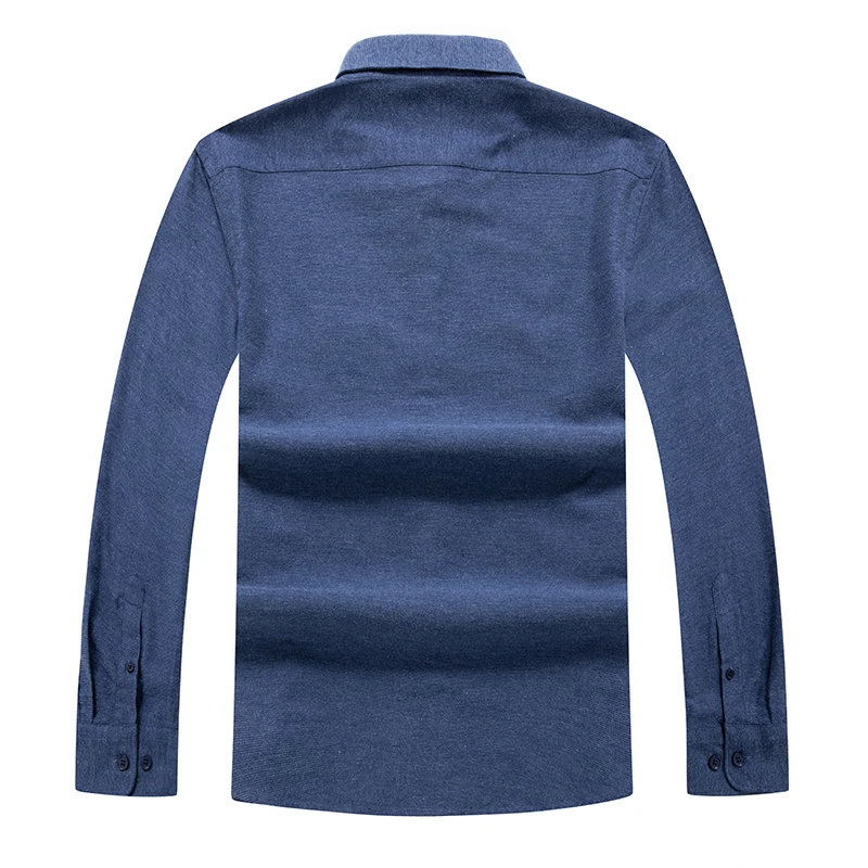 Размера плюс 8XL 7XL Большие размеры мужские рубашки Брендовые с длинным рукавом на