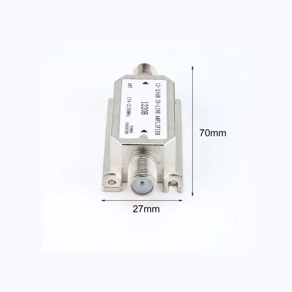 

12-20dB In-line Amplifier(satellite slope line amplifier)(1220B) amplifier works with all satellite